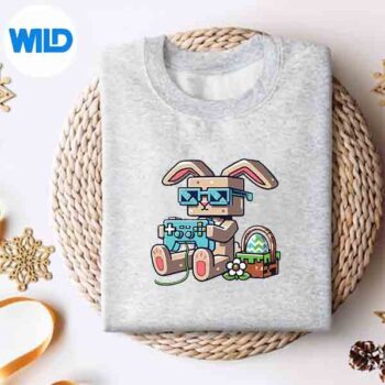Happy Easter Day Bunny Egg Video Game Gamer SVG Cut File 4 HappyEasterDayBunnyEggVideoGameGamersweater
