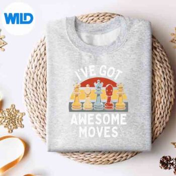 IveGotAwesomeMovesChessPlayerChessPiecesRetrosweater
