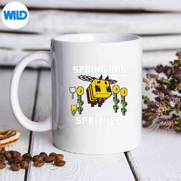 Minecraft Bee Spring Has Spawned Blocks SVG Cut File 6 MinecraftBeeSpringHasSpawnedBlocksmug