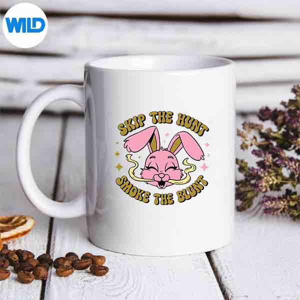 Skip The Hunt Smoke The Blunt Bunny Smoking Happy Easter Digital Download 6 SkipTheHuntSmokeTheBluntBunnySmokingHappyEastermug
