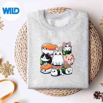 SushiAnimeCatSushiLoversweater