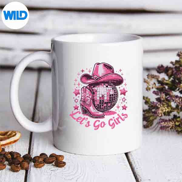 WesternCowgirlRodeoDiscoRetroBachelorettePartymug