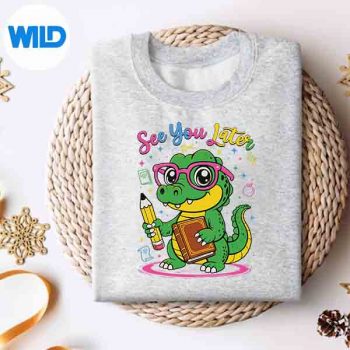 SeeYouLaterTeacherSummerAlligatorLastDayOfSchoolsweater 2