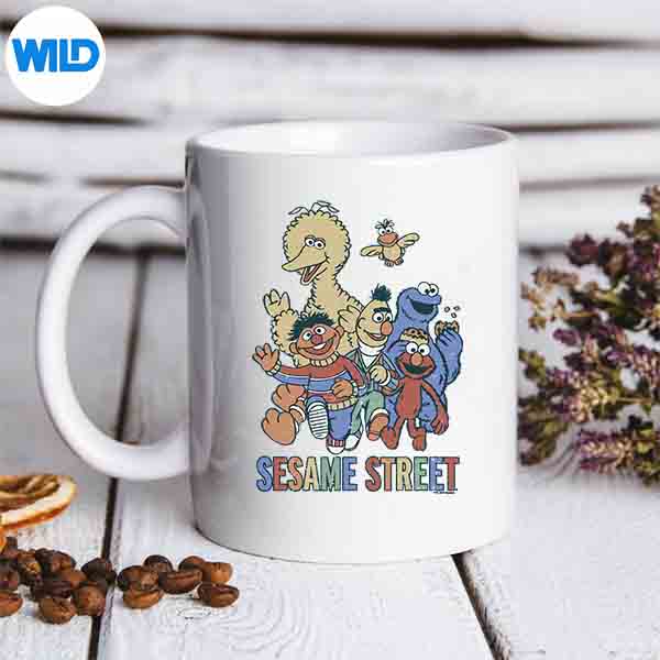 Sesame Street Colorful Group Vintage SVG PNG Download 6 SesameStreetColorfulGroupVintagemug