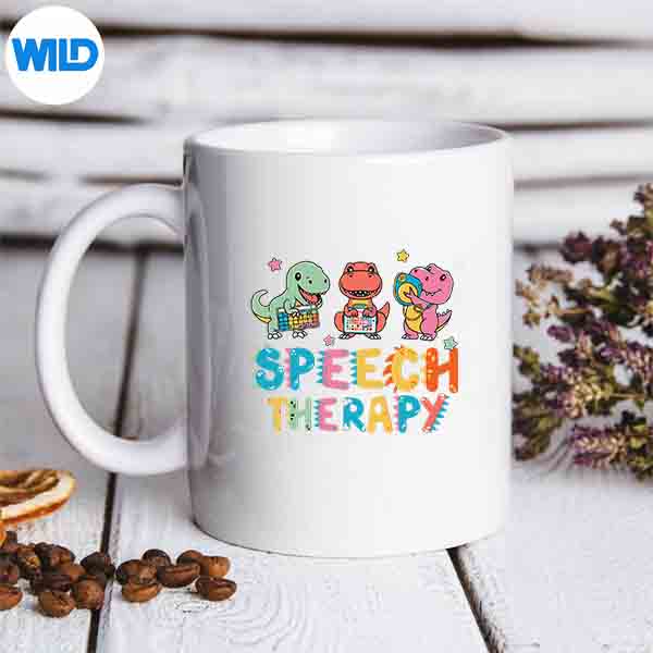 SpeechSquadCuteDinosaurSpeechTherapySpeechPathologistmug