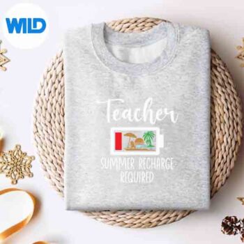 TeacherSummerRechargeRequiredLastDayOfSchoolsweater
