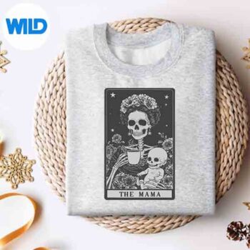 The Mama Gothic Tarot Motherhood Mom Skeleton Mothers Day Silhouette SVG PNG Cut File 4 TheMamaGothicTarotMotherhoodMomSkeletonMothersDaysweater