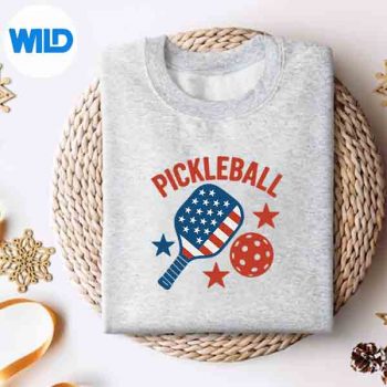 AmericanPickleballRedWhiteAndBluePatrioticsweater
