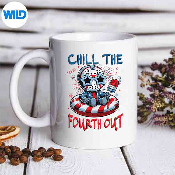 Chill The Fourth Out 4th Of July SVG PNG Digital Download 6 ChillTheFourthOut4thOfJulymug