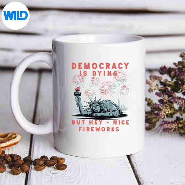 Democracy Is Dying But Hey Nice Fireworks 4th Of July Funny SVG PNG 6 DemocracyIsDyingButHeyNiceFireworks4thOfJulyFunnymug