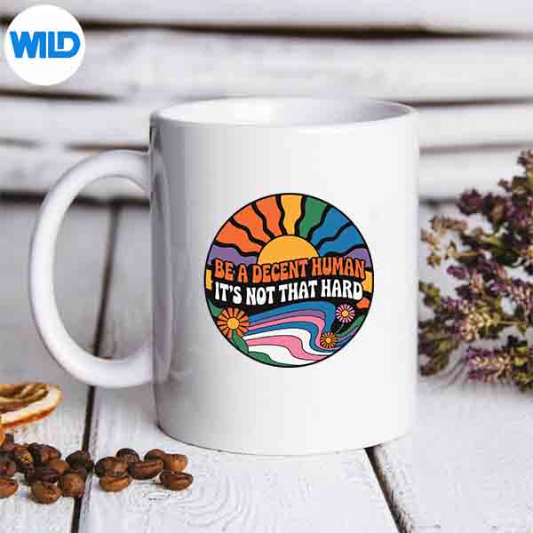 LgbtHeartBeADecentHumanItsNotThatHardmug