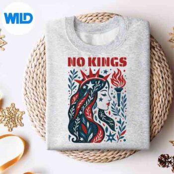 No Kings Retro Patriotic Woman Liberty Art 4th Of July SVG PNG Cut File 4 NoKingsRetroPatrioticWomanLibertyArt4thOfJulysweater