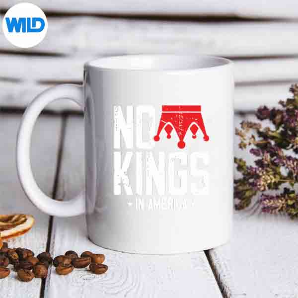 NoKingsVintagePatrioticFreedomLibertyUsaLibertymug