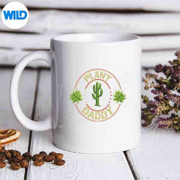 PlantDaddyQuoteSucculentGardenStylemug