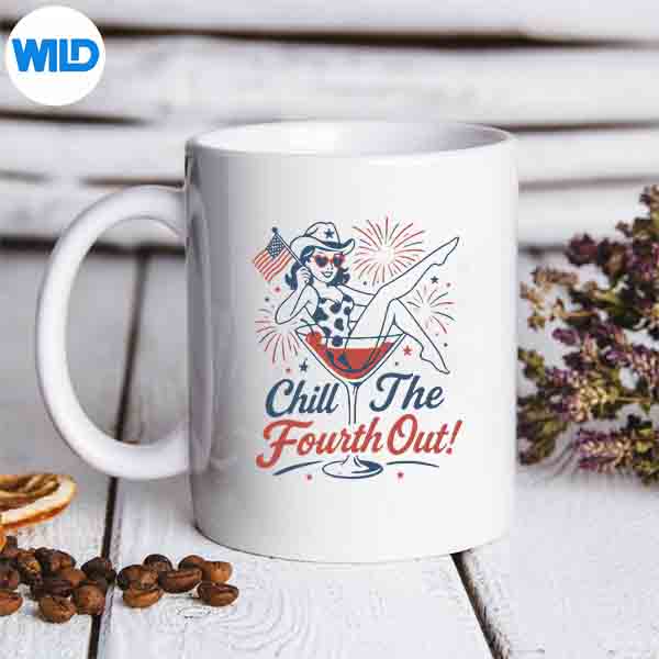RetroChillTheFourthOutFirework4thOfJulyDrinkmug