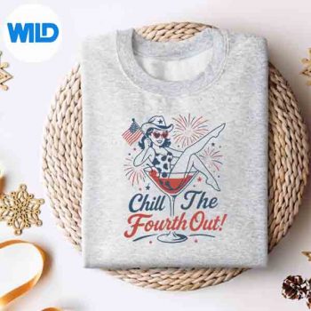 RetroChillTheFourthOutFirework4thOfJulyDrinksweater