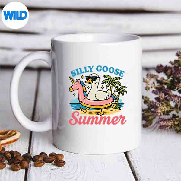 Silly Goose On The Loose Summer Vibe Beach Vacation Design for Cricut 7 SillyGooseOnTheLooseSummerVibeBeachVacationmug