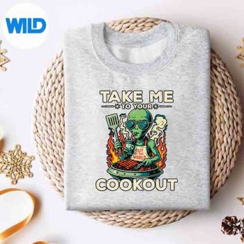 AlienUfoGrillTakeMeToYourCookoutGrillingsweater
