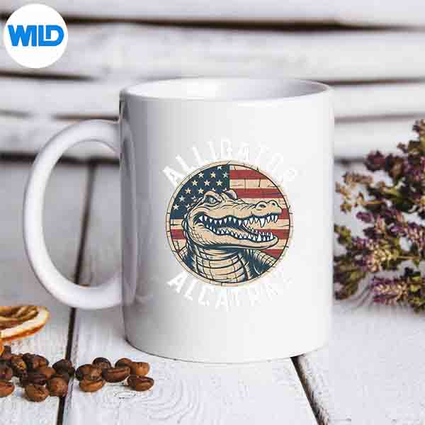 AlligatorAlcatrazEvergladesFloridaFlagmug