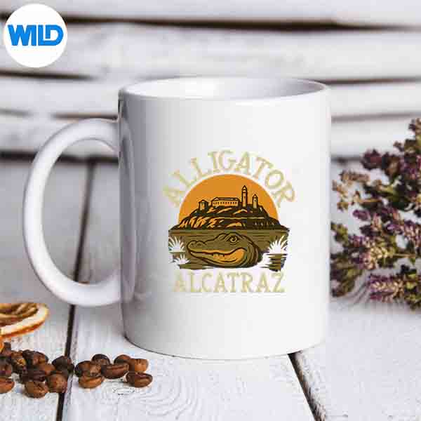 AlligatorAlcatrazFloridaVintagemug