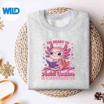 Axolotl1stDayOfKindergartenBackToSchoolGirlssweater