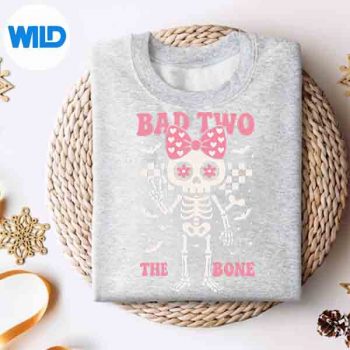 Bad 2 The Bone Girl 2nd Skeleton SVG PNG Digital Design 4 Bad2TheBoneGirl2ndSkeletonsweater