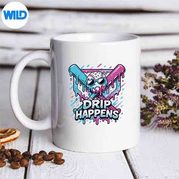 BaseballLifestyle101YouthBaseballDripIcecreammug