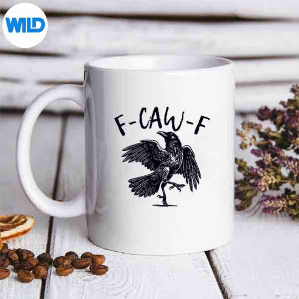 BlackCrowFcawfBlackBirdmug