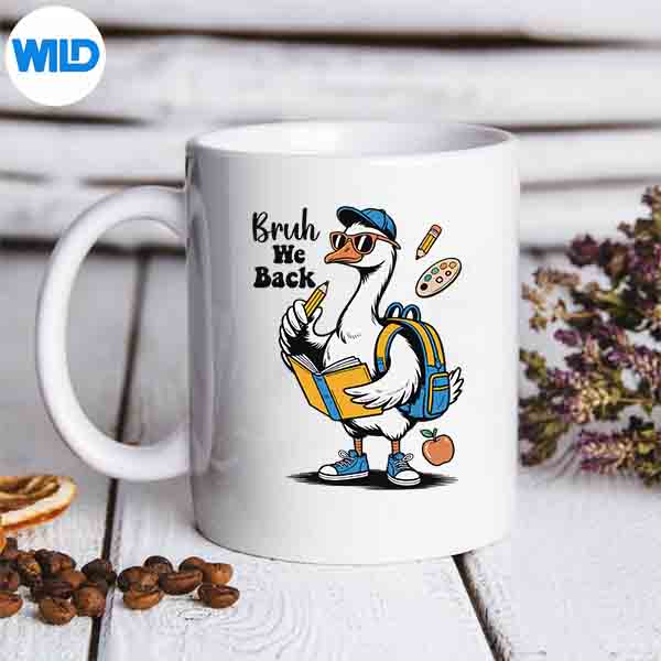 Bruh We Back First Day Of School Back To School Design for Cricut 6 BruhWeBackFirstDayOfSchoolBackToSchoolmug