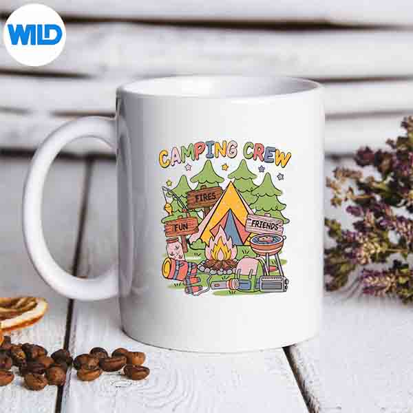 CampingCrewFamilyMatchingGroupFriendsmug