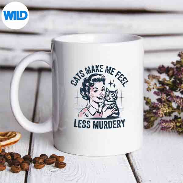 CatLoverCatsMakeMeFeelLessMurderyMememug