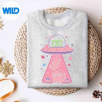 Cat Ufo Cute Kitty Kawaii Space Pink Spaceship Alien SVG PNG Cut File 4 CatUfoCuteKittyKawaiiSpacePinkSpaceshipAliensweater