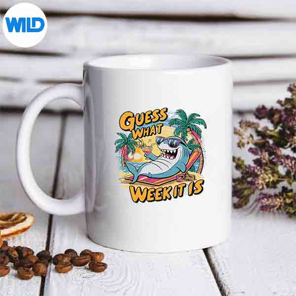 Cool Shark Week Guess What Week It Is Shark Lover Trip Silhouette SVG PNG 6 CoolSharkWeekGuessWhatWeekItIsSharkLoverTripmug