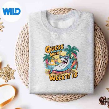 CoolSharkWeekGuessWhatWeekItIsSharkLoverTripsweater