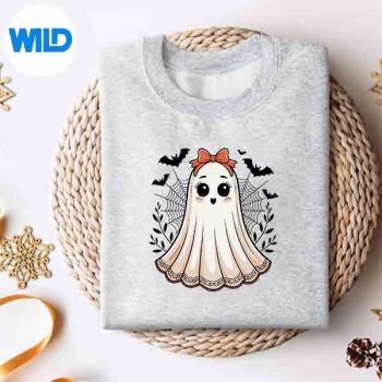 Coquette Lace Ghost Halloween Girls Spooky Season Design for Cricut 4 CoquetteLaceGhostHalloweenGirlsSpookySeasonsweater
