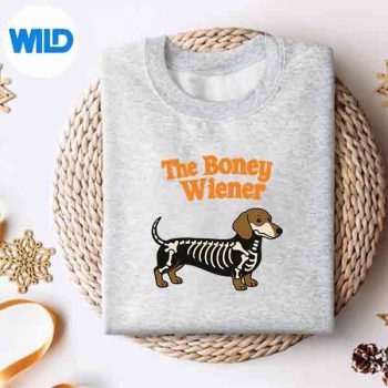 DachshundWienerDogHalloweenSkeletonBoneyCostumesweater