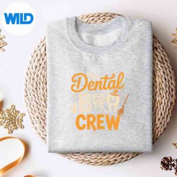 Dental Boo Crew Halloween Dentist Tooth Crew 2025 Design for Cricut 4 DentalBooCrewHalloweenDentistToothCrew2025sweater