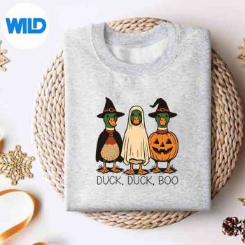 DuckDuckBooHalloweenCostumeDucksweater