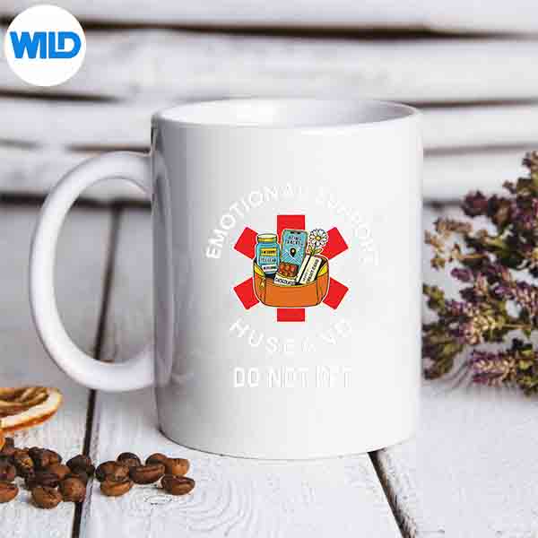EmotionalSupportHusbandDoNotPeHusbandmug