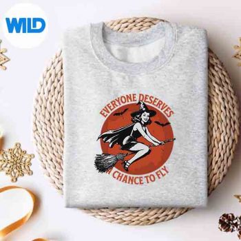 Everyone Deserves A Chance To Fly Halloween Summerween Retro Silhouette SVG PNG Cut File 4 EveryoneDeservesAChanceToFlyHalloweenSummerweenRetrosweater