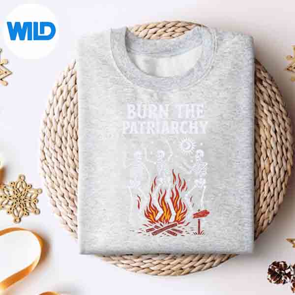 Feminist Halloween Burn The Patriarchy Skeleton Dance SVG PNG Cut File 2 Feminist Halloween Burn The Patriarchy Skeleton Dance SVG PNG Cut File - Image 2