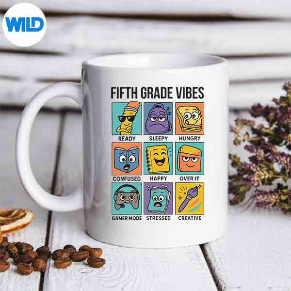FifthGradeVibesBackToSchoolGirlmug