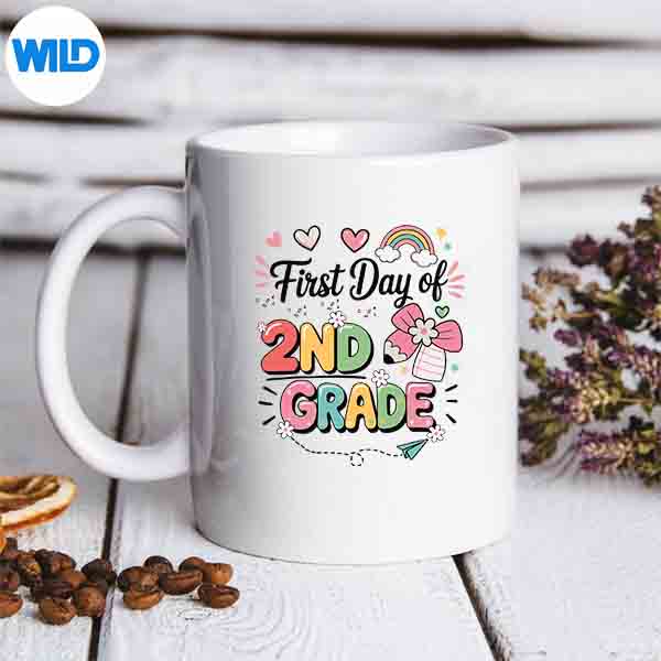 FirstDayOfSecondGradeBackToSchoolTeacherGirlsmug