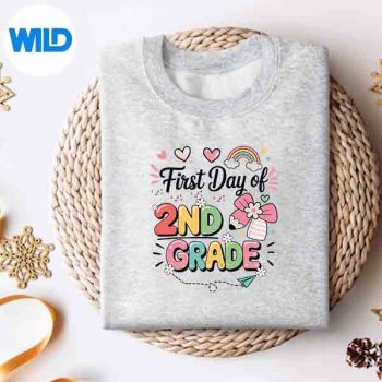 First Day Of Second Grade Back To School Teacher Girls SVG PNG 4 FirstDayOfSecondGradeBackToSchoolTeacherGirlssweater