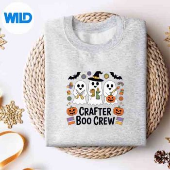 GhostCrafterBooCrewHalloweenPumpkinsweater