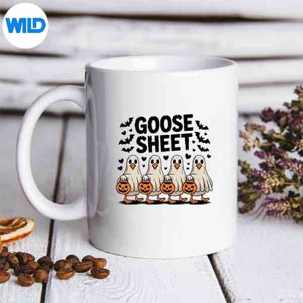 Goose Sheet Halloween Pumpkin Spooky Goose Cut File 6 GooseSheetHalloweenPumpkinSpookyGoosemug