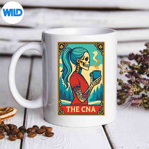HalloweenCnaForSkeletonNurseCoffeeCardmug
