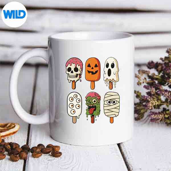 HalloweenMonsterIceCreamScaryGirlsmug