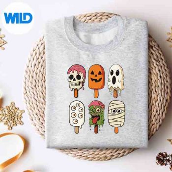 HalloweenMonsterIceCreamScaryGirlssweater