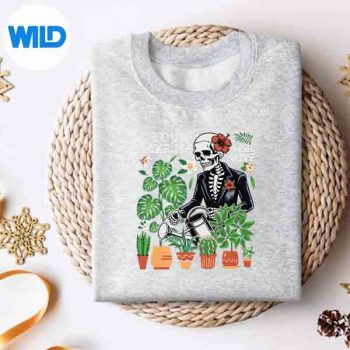 Halloween Skeleton Plants Alive Cute Costume Vector Design 4 HalloweenSkeletonPlantsAliveCuteCostumesweater